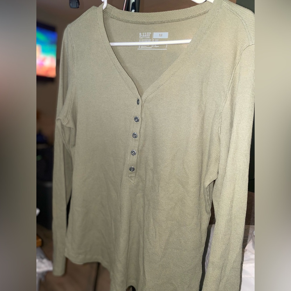 5.11 v-neck long sleeve thermal